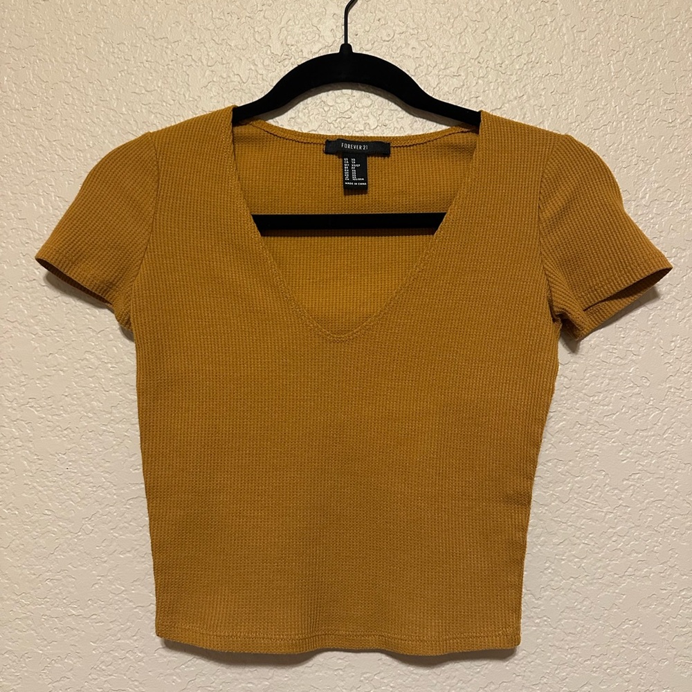 Small Burnt Orange Forever 21 Top